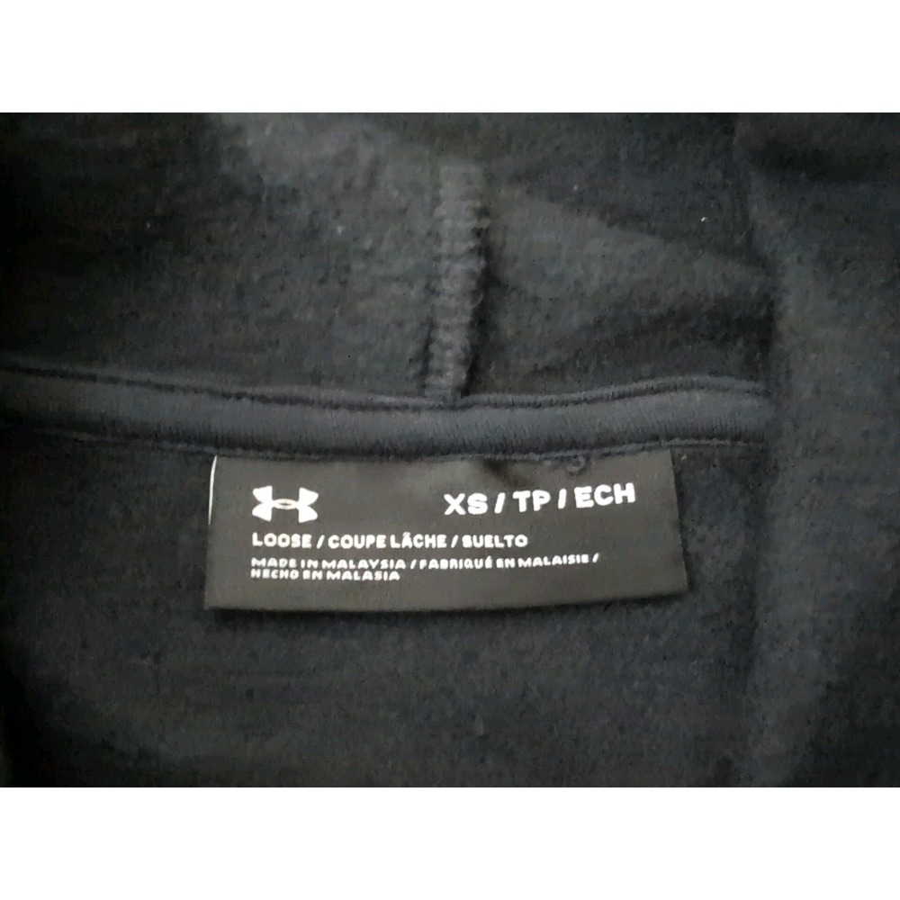 Under Armour‎ Women's Black Loose Mock Hoodie Pullover Size XS NWT - Picture 5 of 7